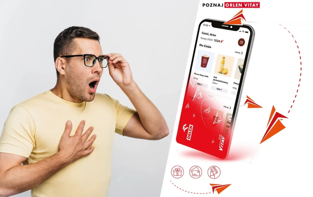 Aplikacja Orlen Vitay wymiana punktów