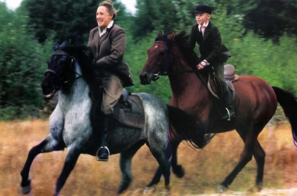 Kadr z filmu Cwał Maja Komorowska Bartosz Obuchowicz