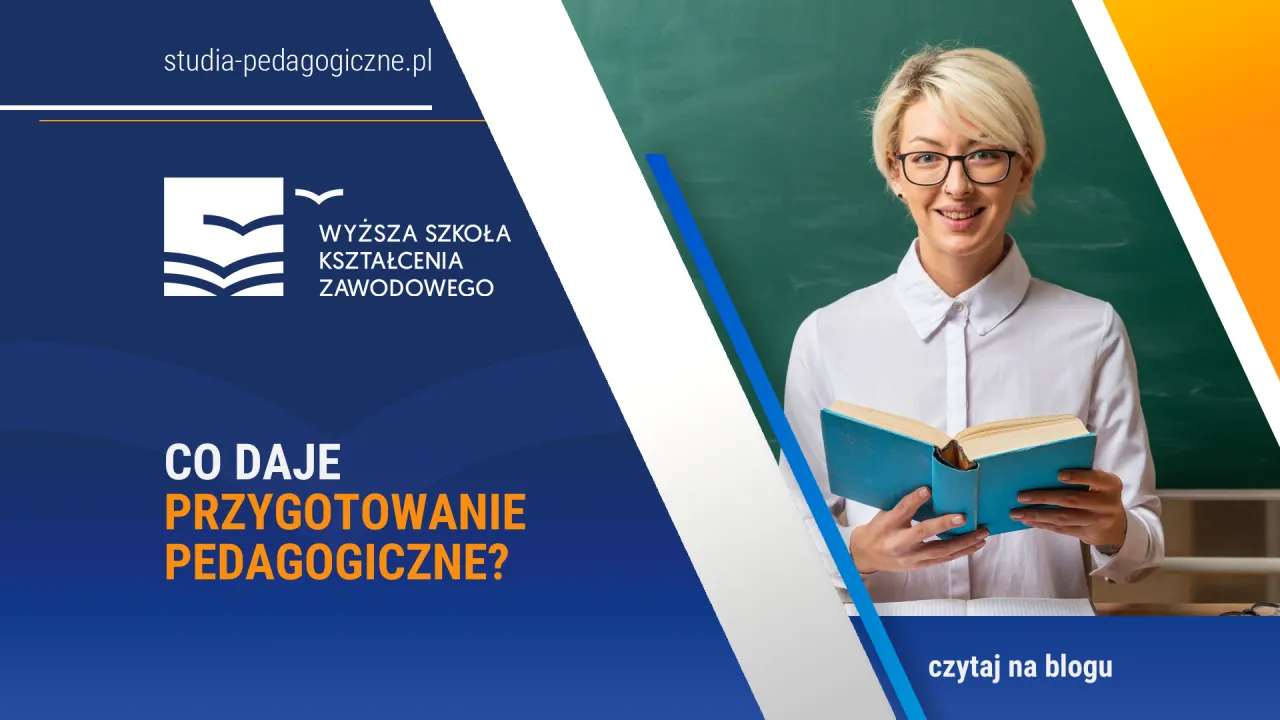Uśmiechnięta nauczycielka z książką. Dowiedz się, jak zostać nauczycielem bez studiów pedagogicznych.