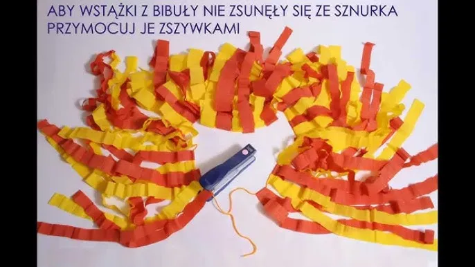 materiały do sp&oacute;dnicy z bibuły