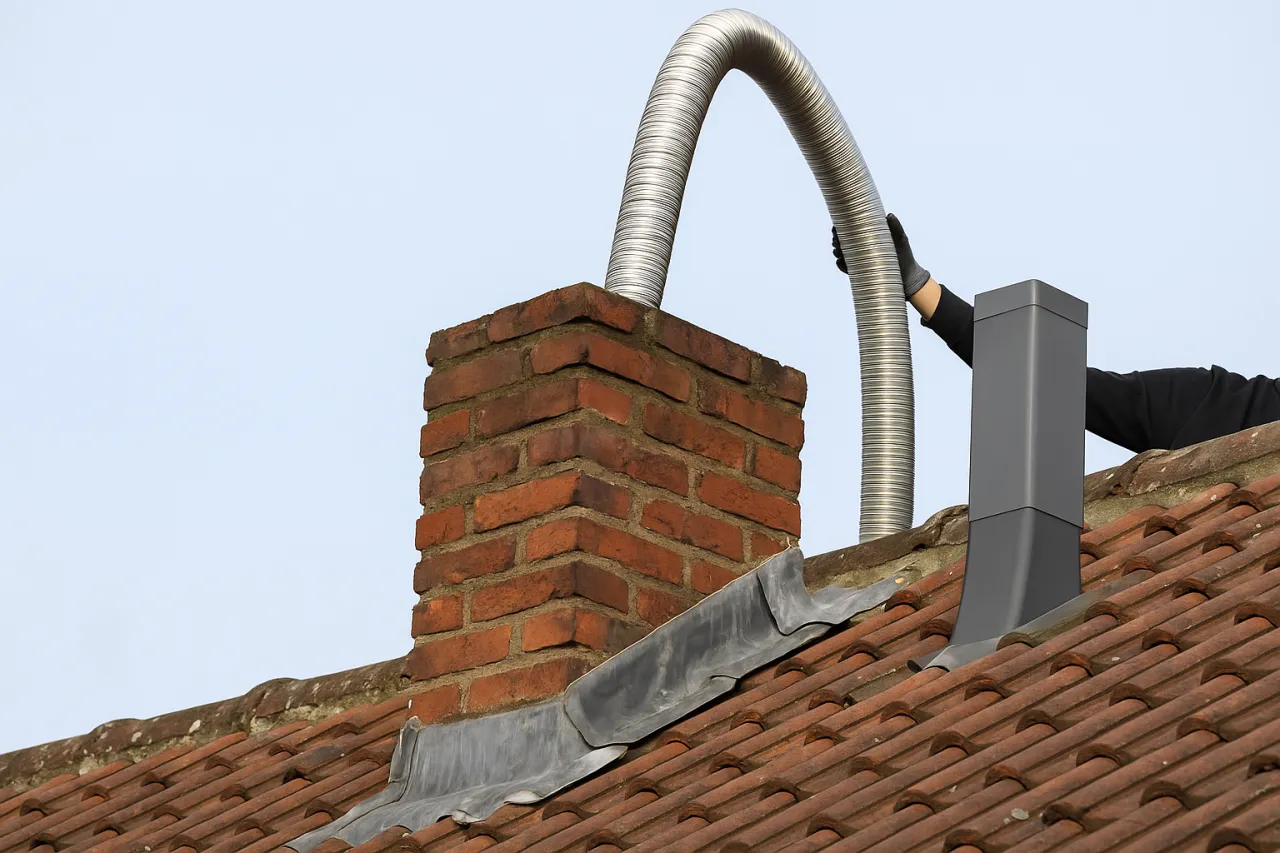 Instalacja wkładu kominowego. Dowiedz się, ile kosztuje szlamowanie komina i jak przebiega montaż.