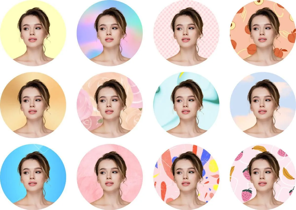 okrągłe zdjęcia profilowe vs kwadratowe