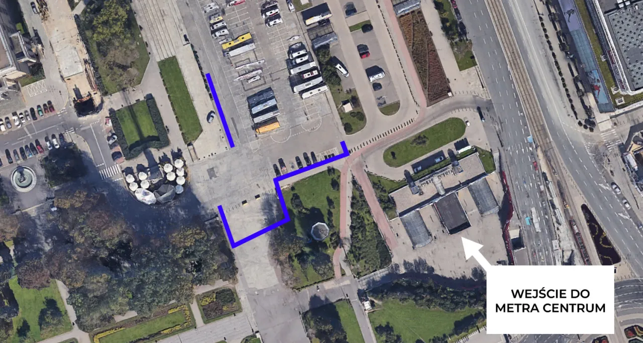 przystanek Afar Bus Plac Defilad Kinoteka