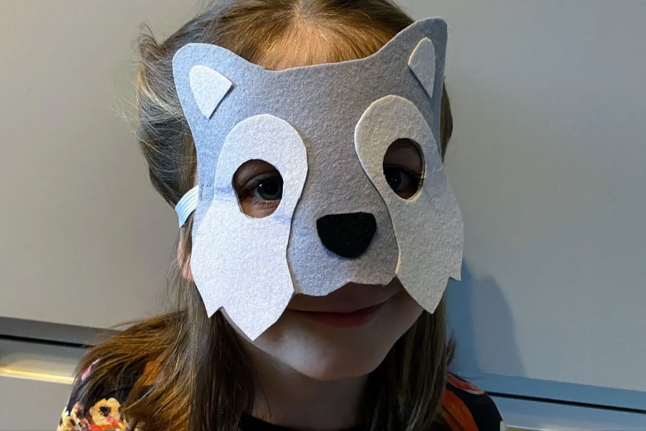 materiały do stroju wilka DIY