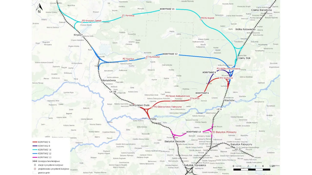 Mapa dojazdu do Stadniny Koni Dobrzyniewo