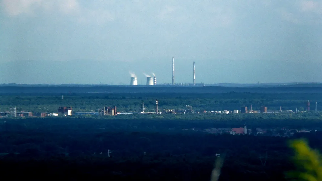 Elektrownia Rybnik widok z g&oacute;ry