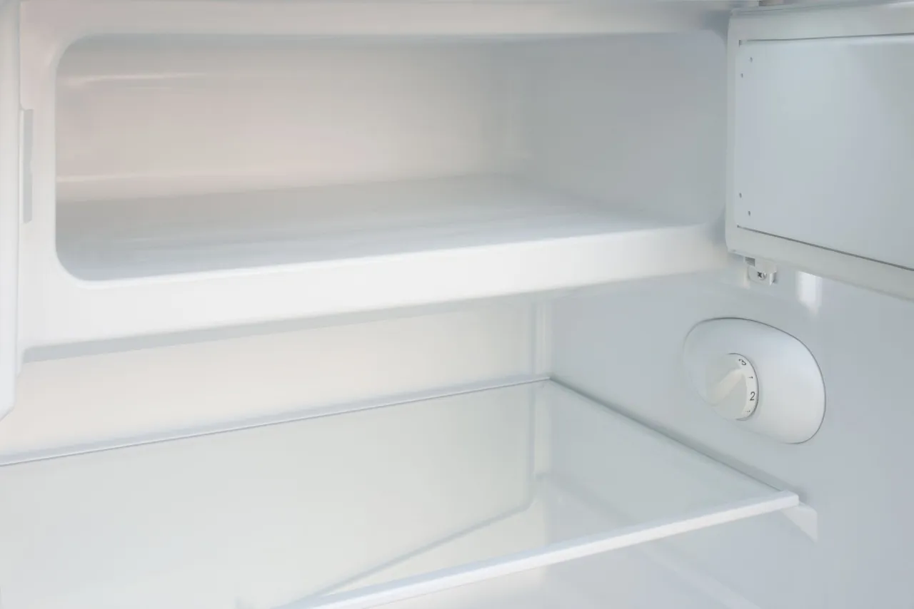 Czysta sucha zamrażarka wnętrze