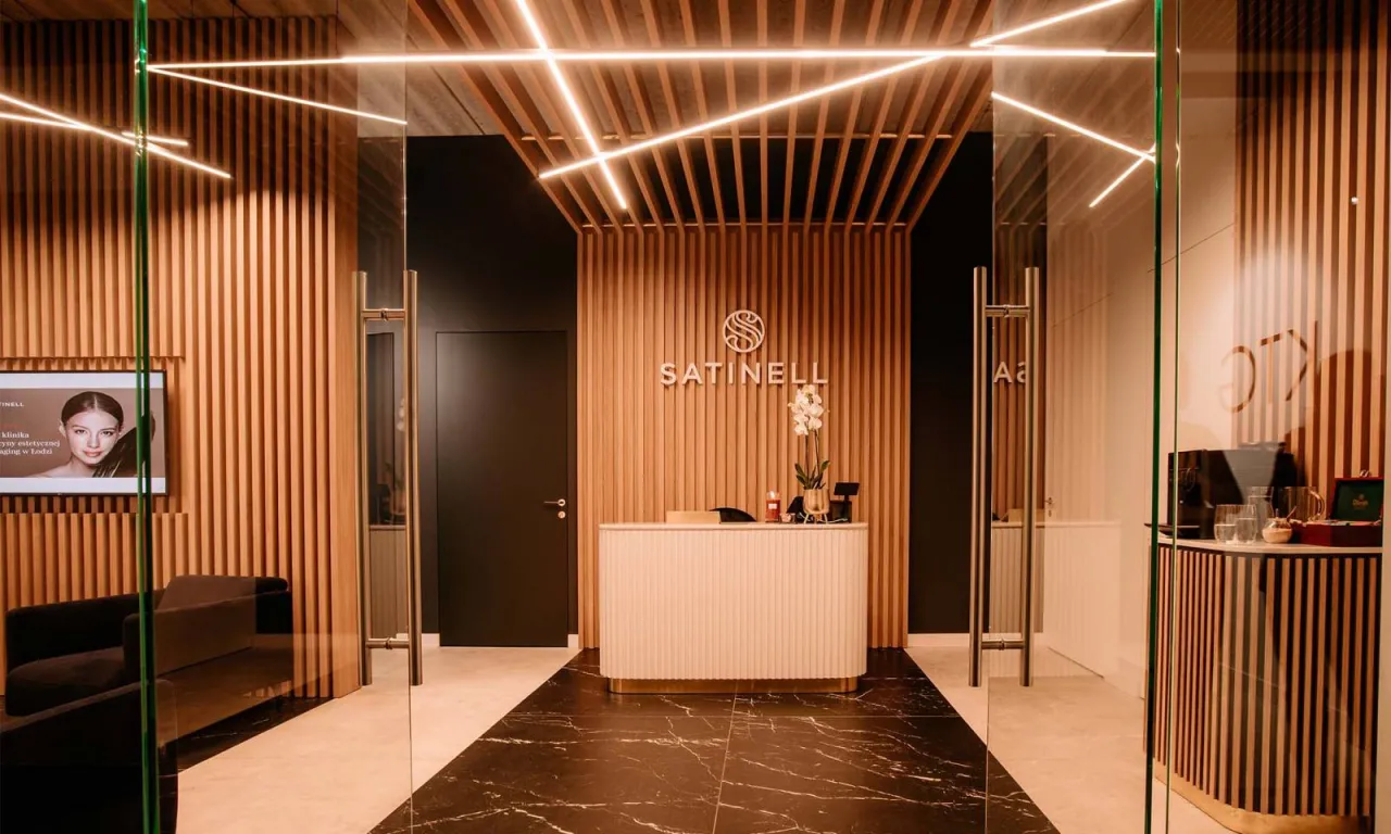 Nowoczesna klinika medycyny estetycznej wnętrze