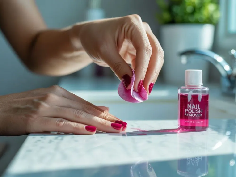 zabezpieczanie paznokci przed farbowaniem włosów