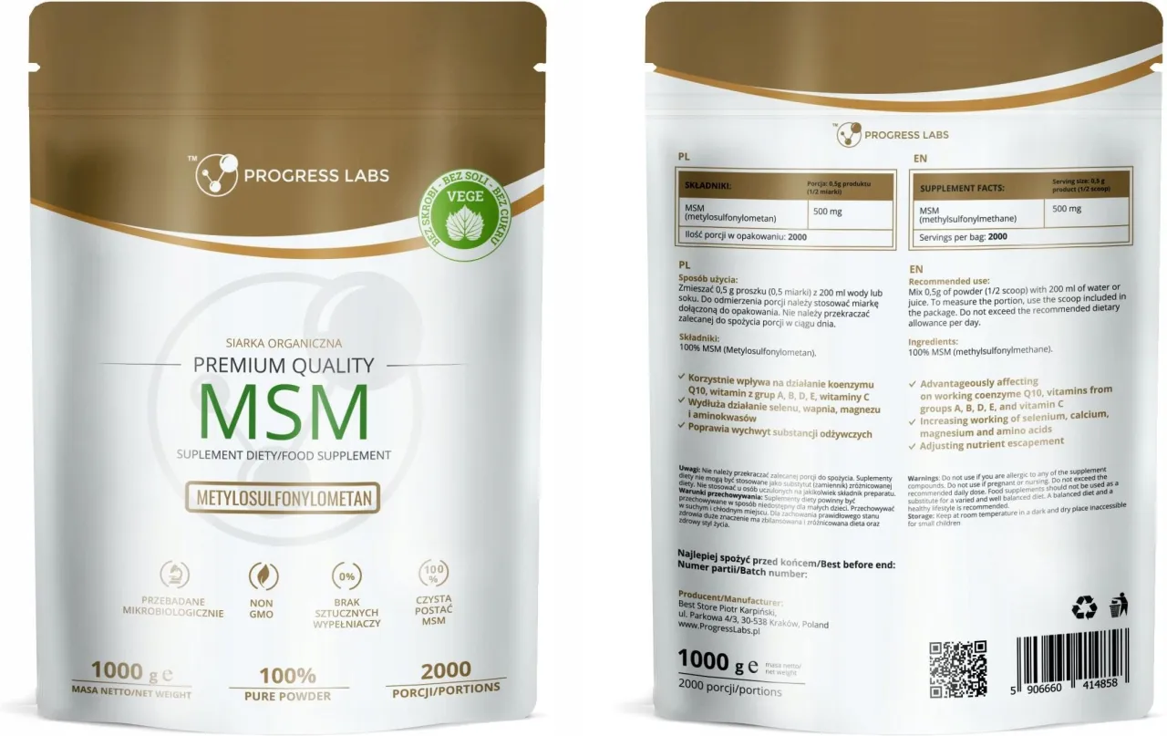 MSM siarka organiczna proszek