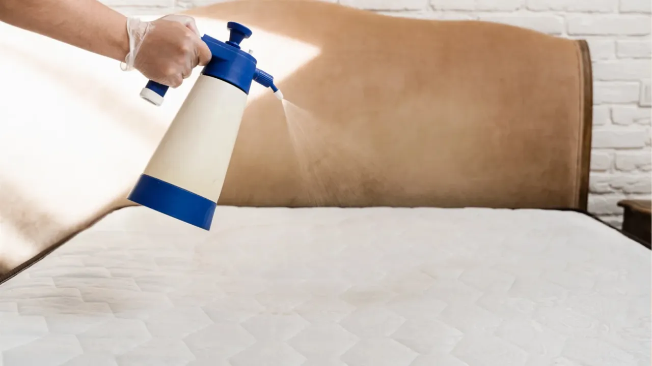 Ocena stanu materaca przed czyszczeniem pleśni