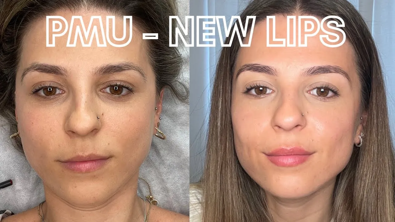 Permanent Make-up Lippen Behandlungsprozess