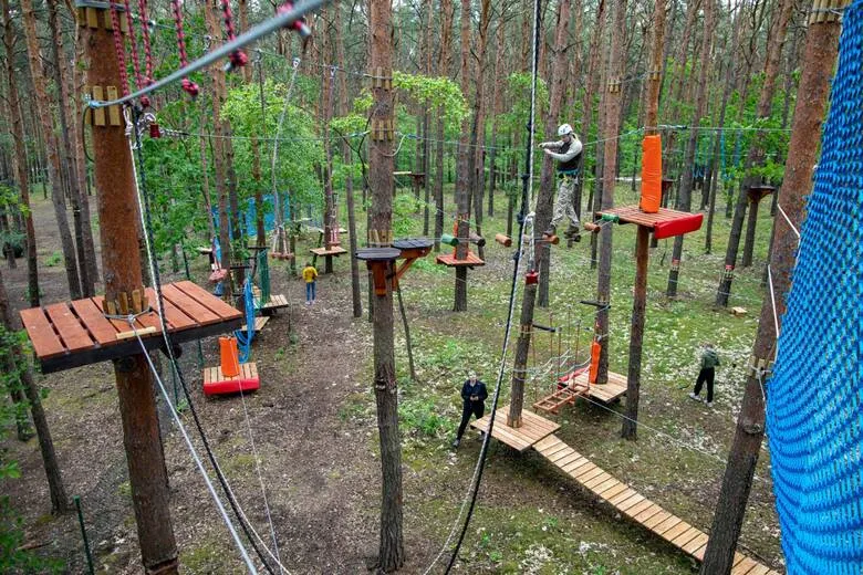 Zdjęcie Najtrudniejszy park linowy w Polsce: wyzwania, których nie pokonasz