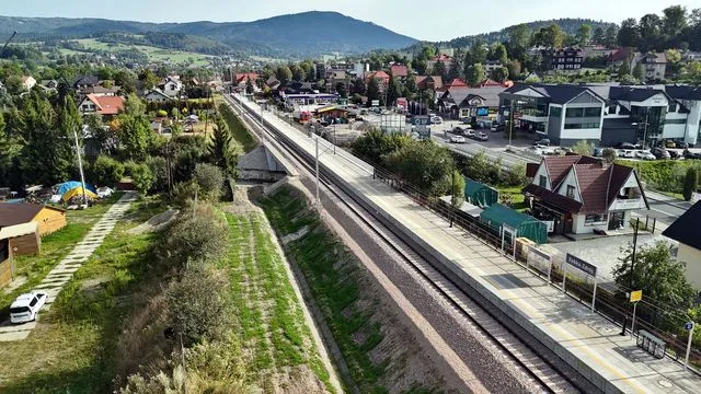 zmodernizowana linia kolejowa Zakopane widoki