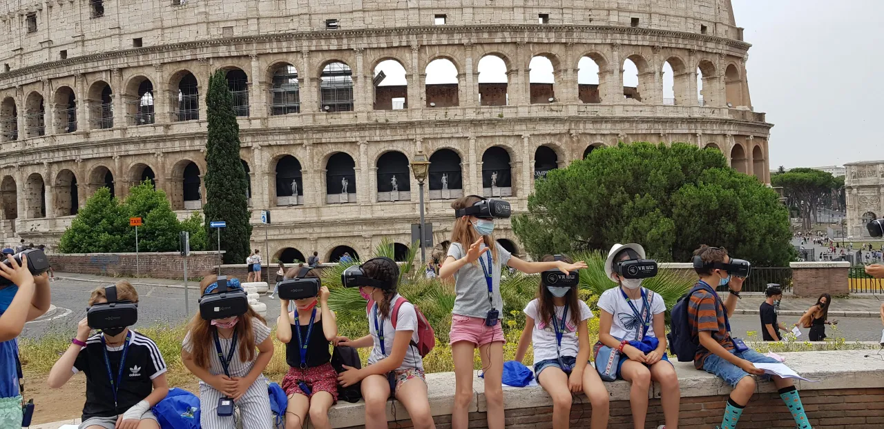 Bambini Colosseo tour interattivo