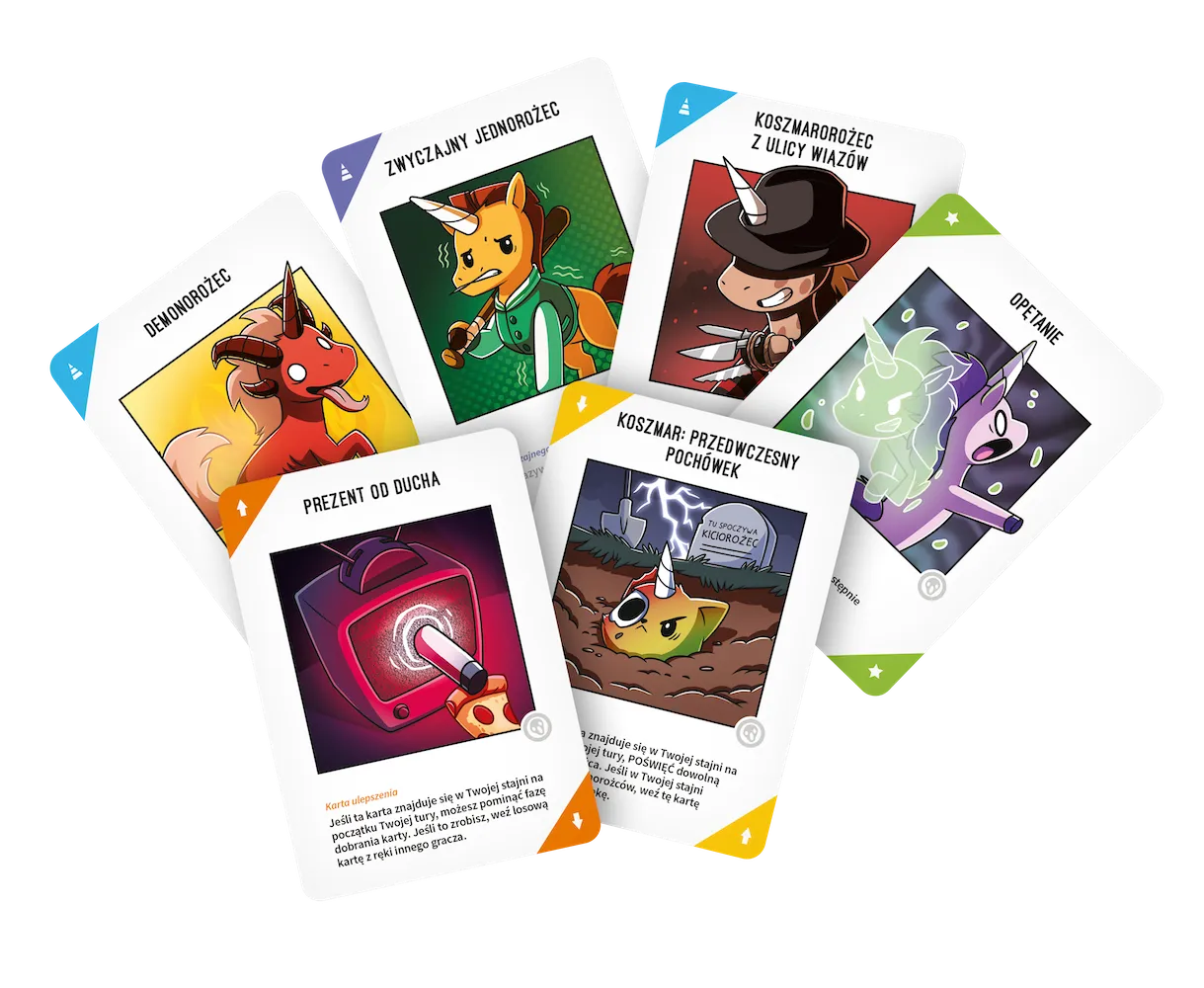 Odjechane Jednorożce dodatki pudełka