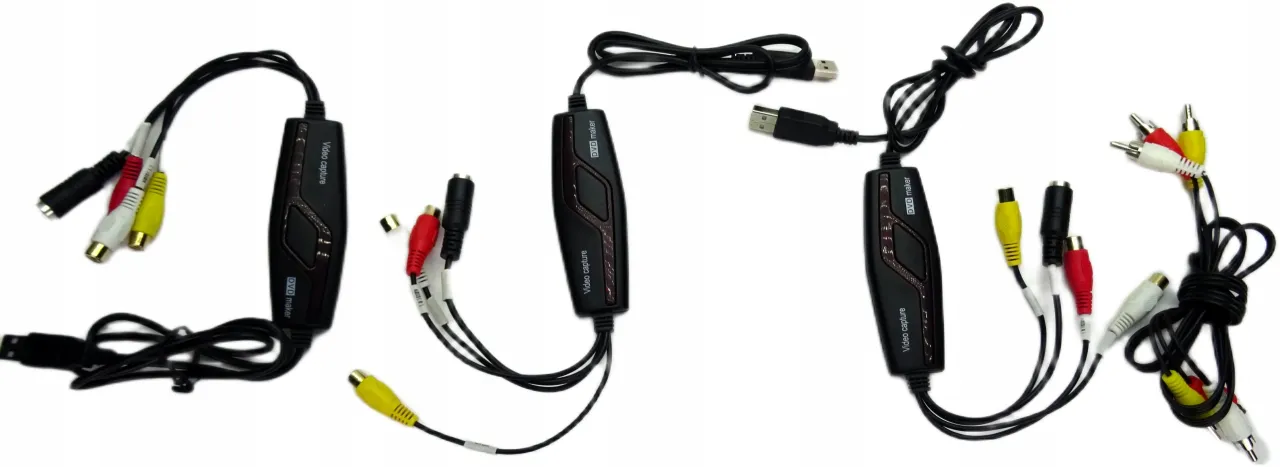 Sprzęt do digitalizacji VHS (magnetowid, grabber, komputer)