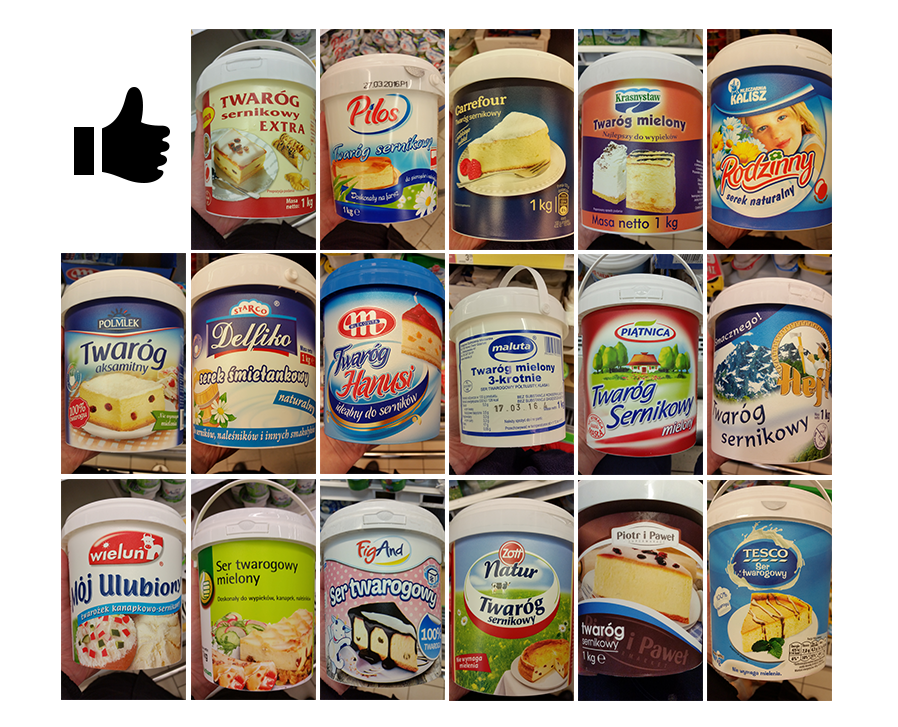 twaróg na sernik rodzaje