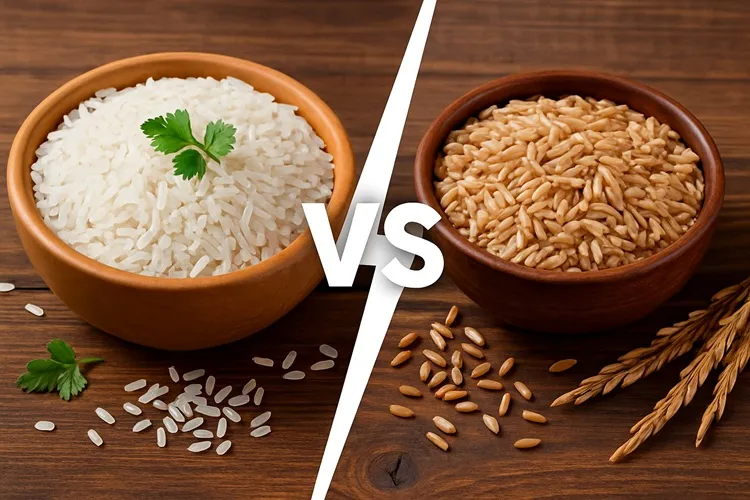 ryż brązowy suchy i ugotowany kalorie porównanie