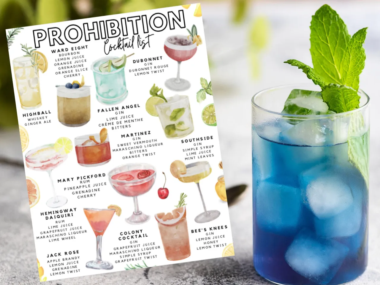 Koktajle z czasów prohibicji