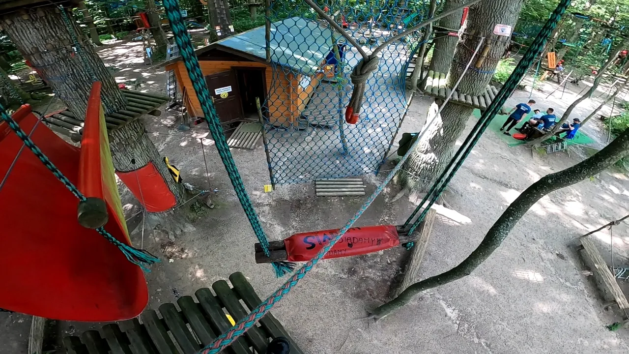 Park Linowy Gibon Rewal trasy dla dzieci i dorosłych