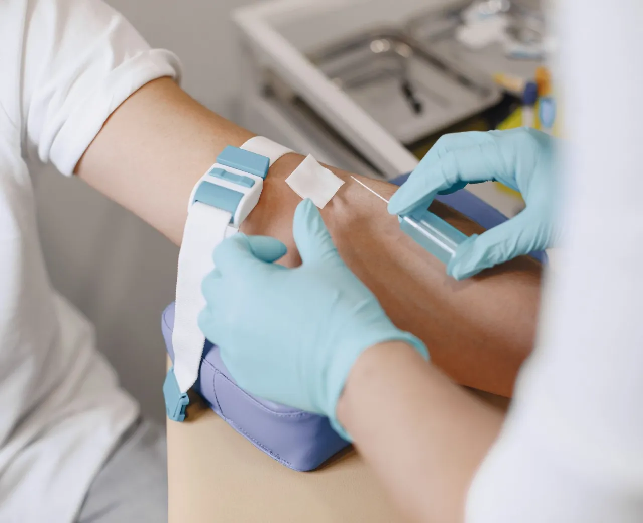 Laboratorium medyczne pobieranie krwi