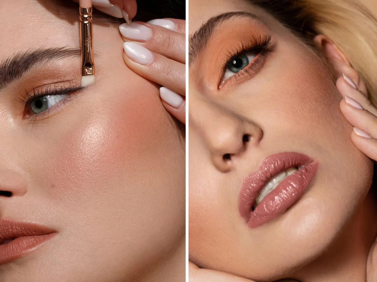 makijaż zielone oczy paleta cieni