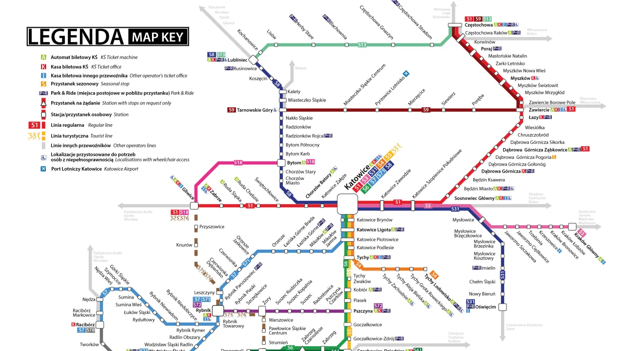 Koleje Śląskie pociąg rozkład jazdy