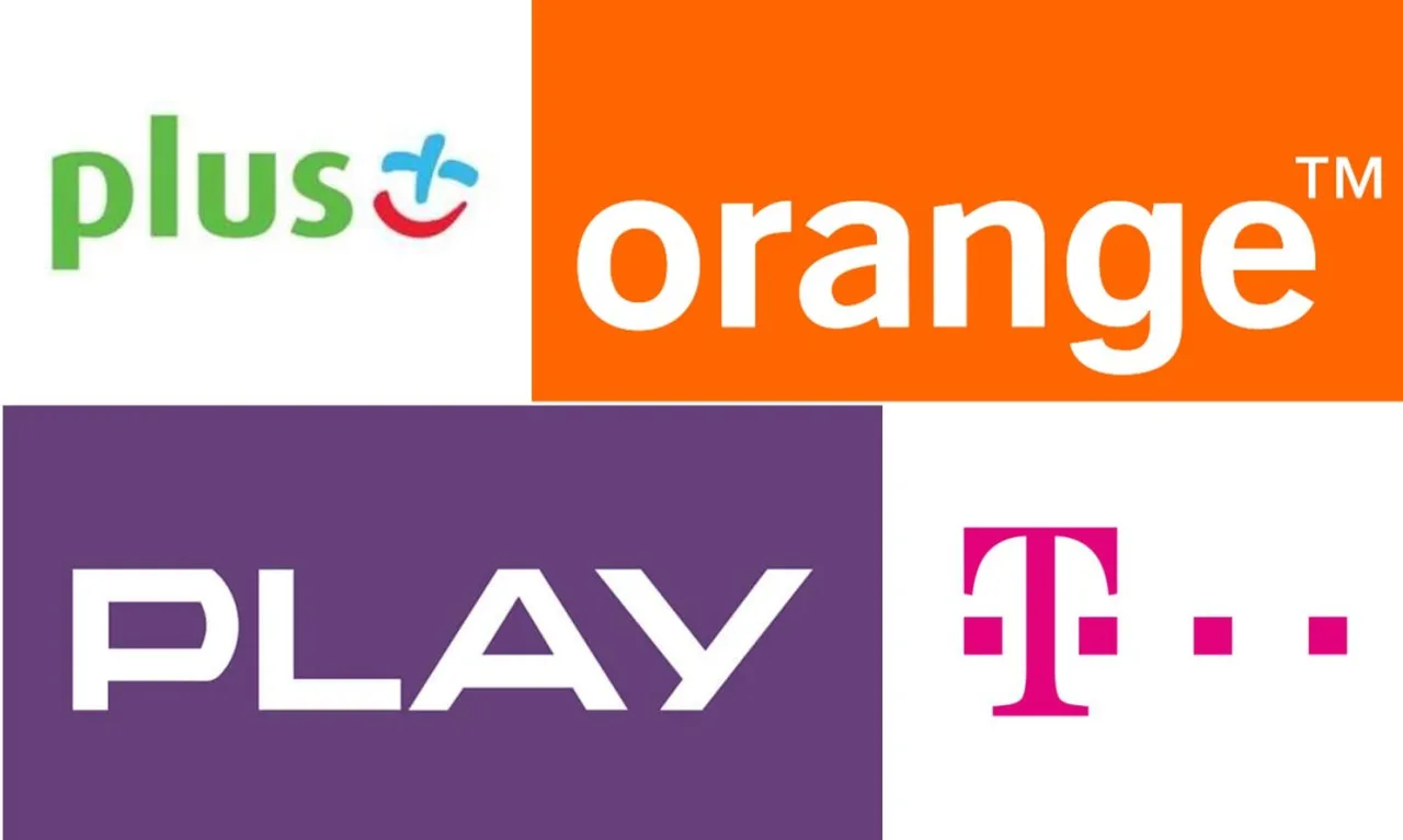 logo Orange Play T-Mobile Vectra UPC na jednym obrazku