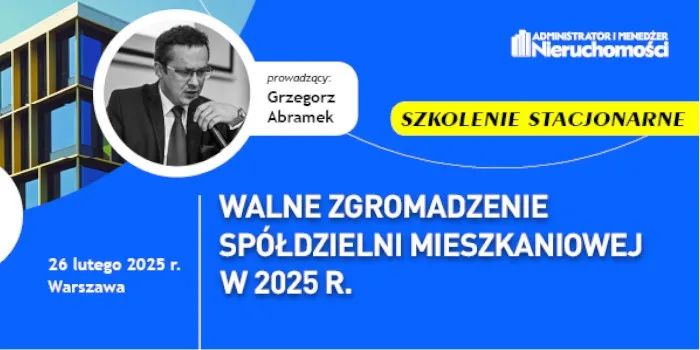 Walne zgromadzenie online w sp&oacute;łdzielni mieszkaniowej