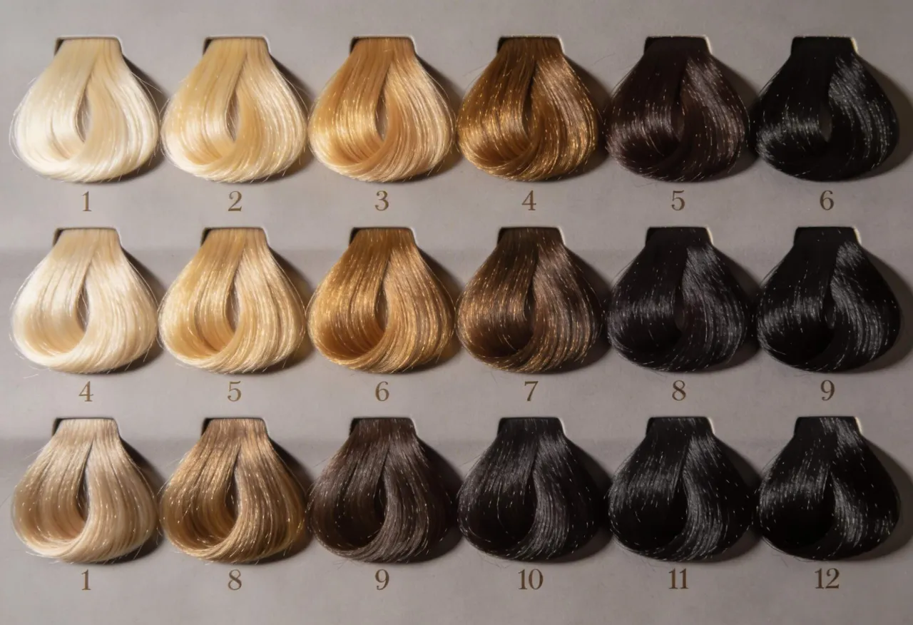 Koło barw do neutralizacji kolor&oacute;w włos&oacute;w