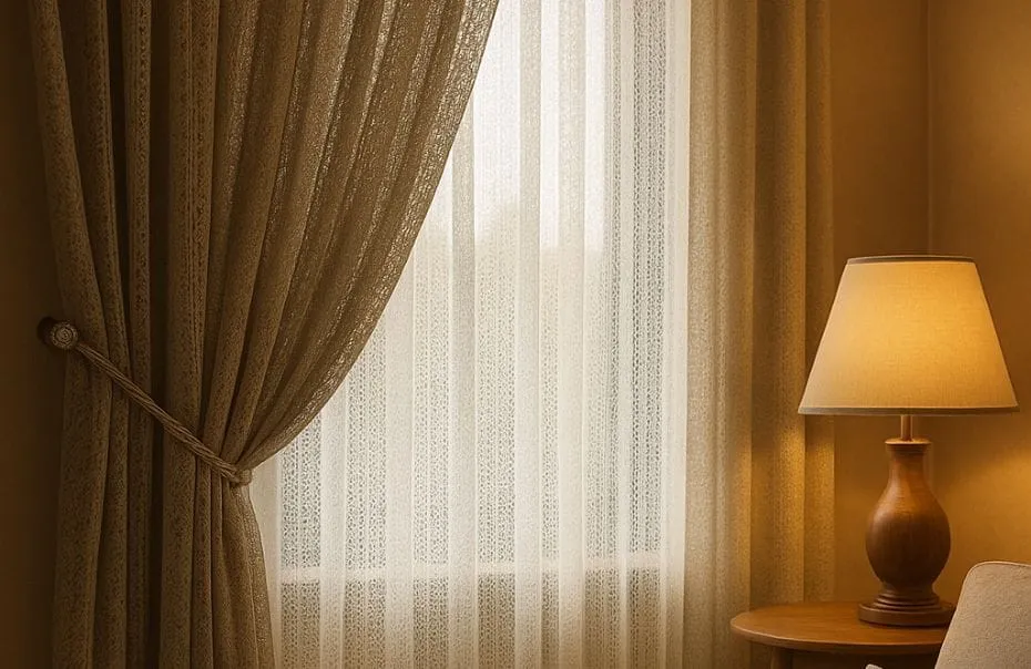 różne rodzaje firan bez prasowania porównanie