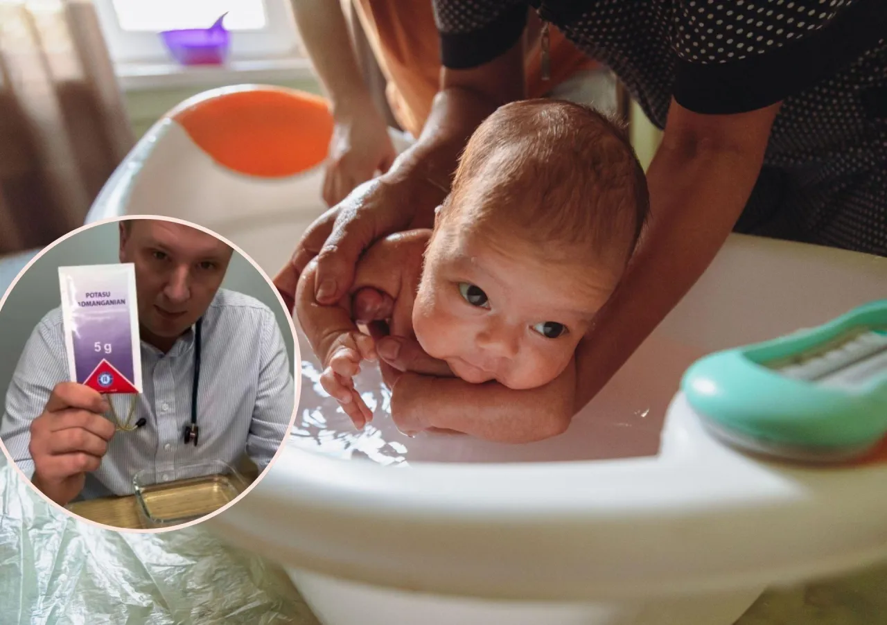 kąpiel w nadmanganianie potasu ospa dziecko