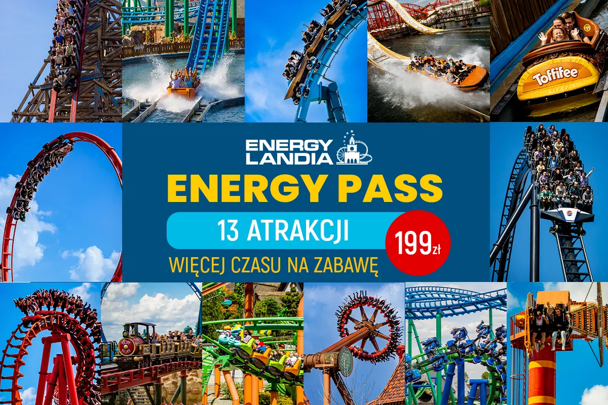 Energylandia atrakcje w cenie biletu