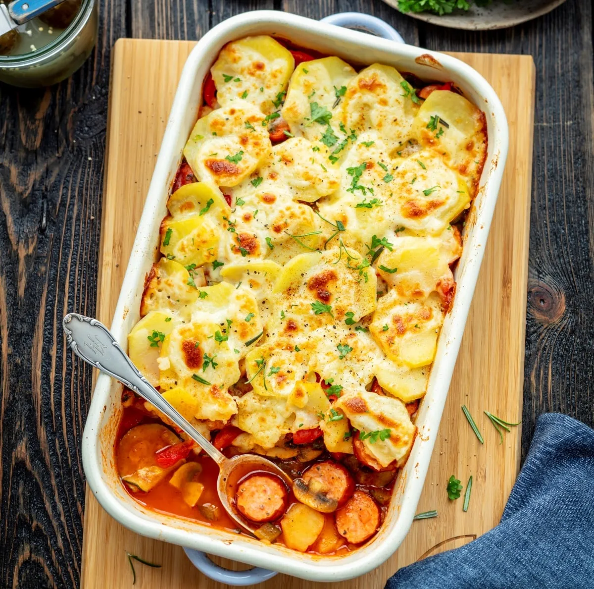 zapiekanka ziemniaczana z warzywami