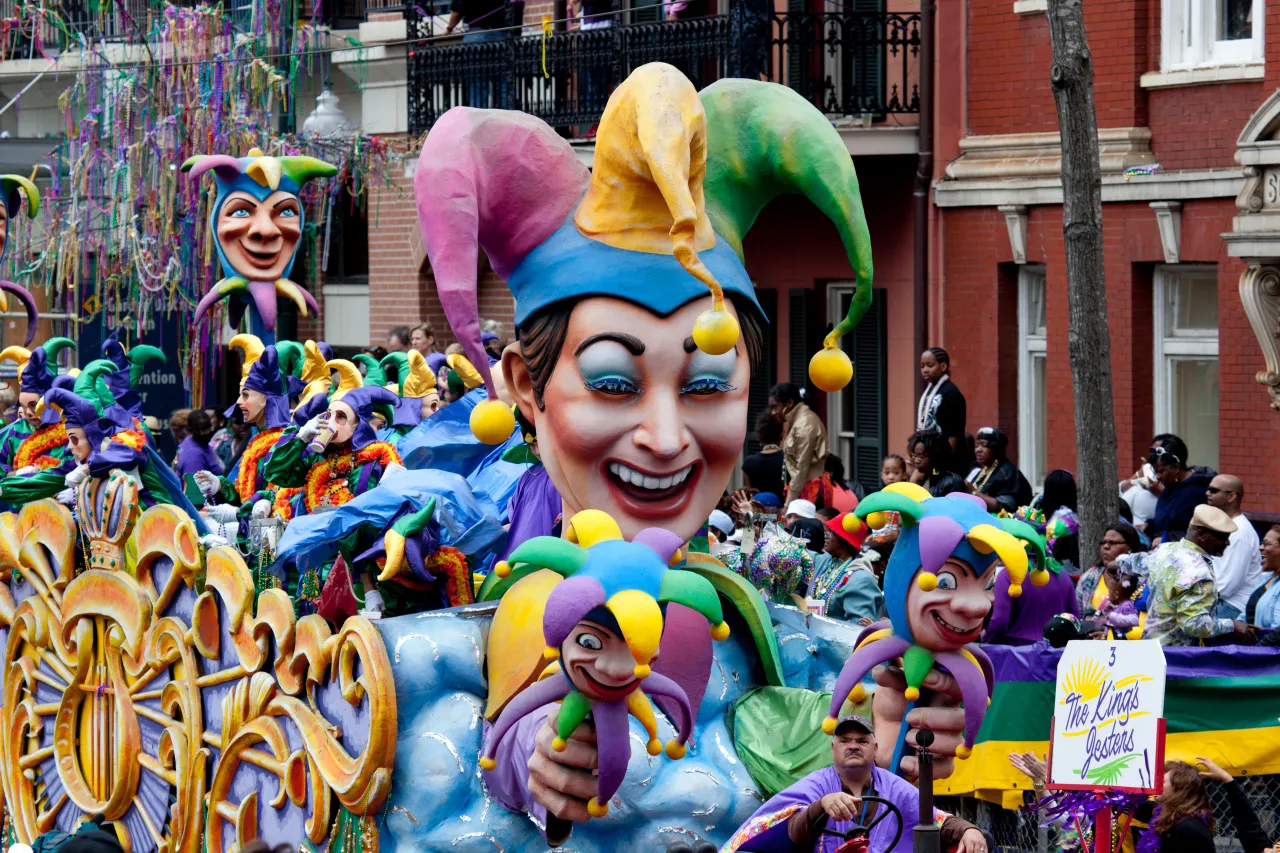 Mardi Gras parade New Orleans