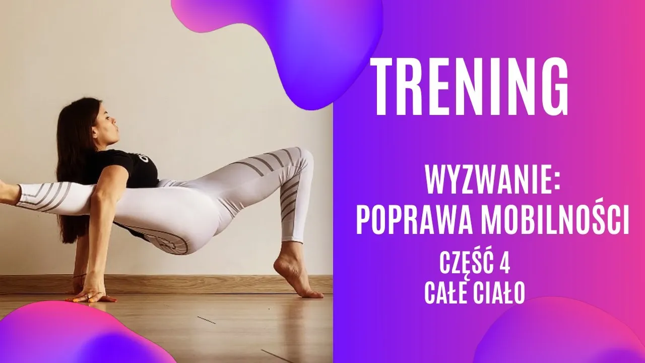 rozciąganie ze szpagatem z kostkami do jogi