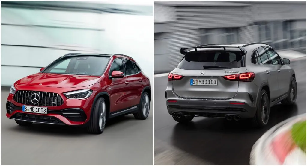 Mercedes-AMG GLA 35 vs GLA 45 S comparison