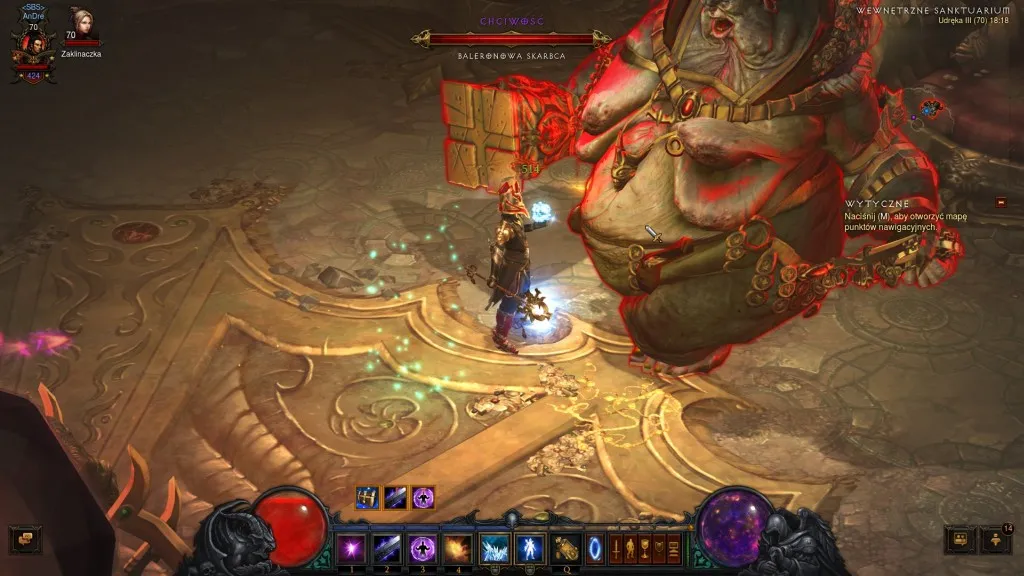 Diablo 3 boss Chciwość Baronowa Skarbca