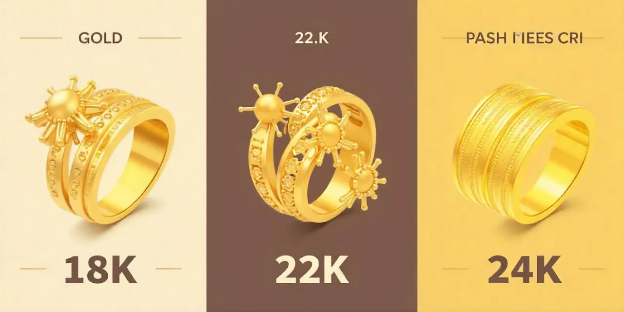 Biżuteria 22k Dubaj vs sztabki złota