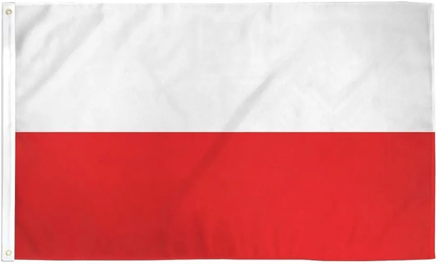 Polska flaga z napisem Poland oraz Polish food