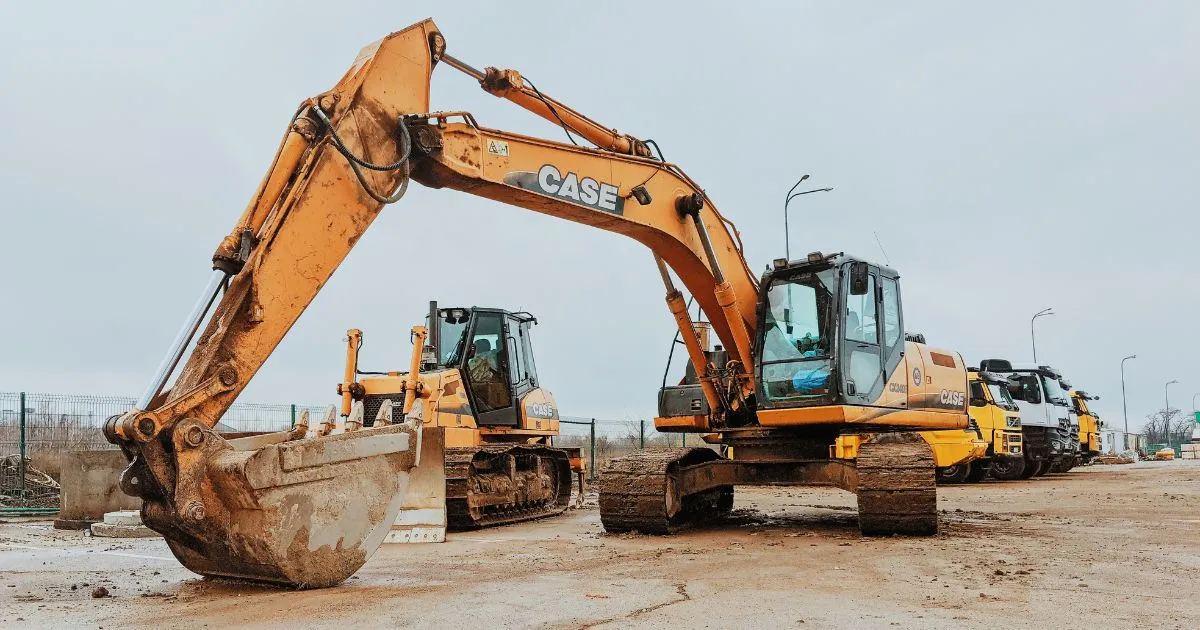 r&oacute;żne typy koparek gąsienicowych rozmiary
