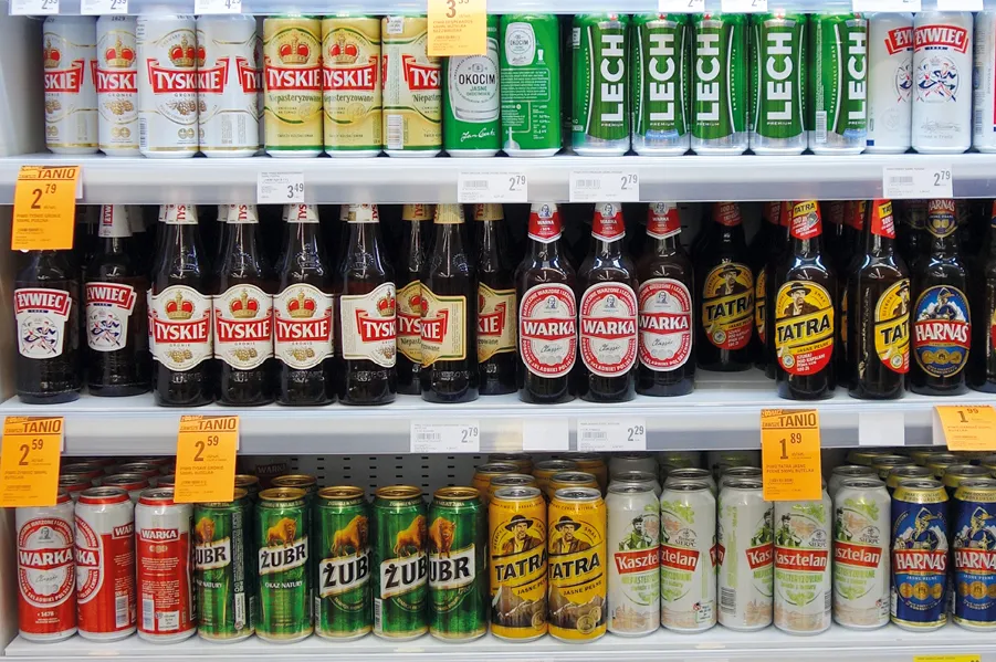 popularne piwa w kratach marki