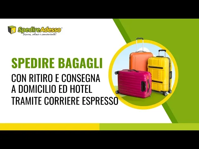valigia spedita con corriere