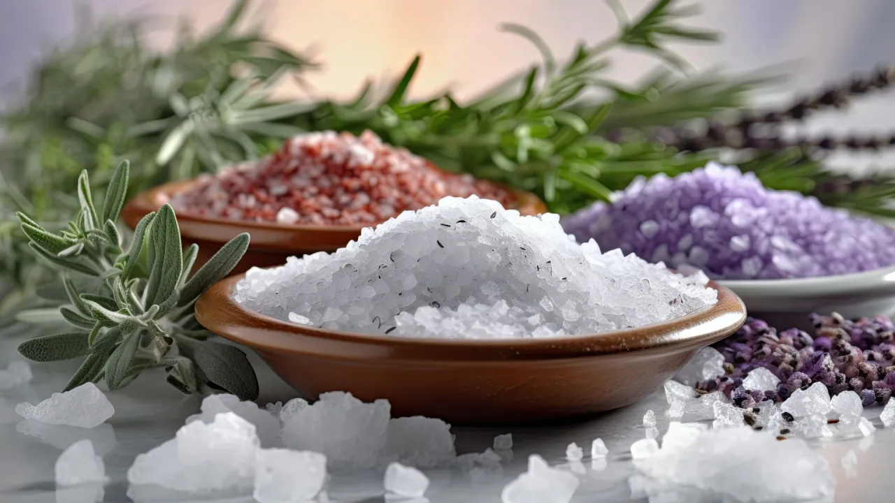 Gew&uuml;rze mit hohem Salzgehalt und Salzstreuer