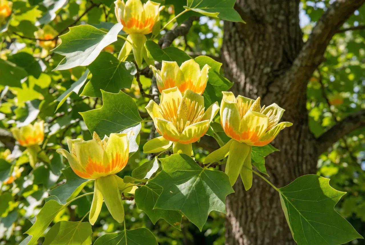 tulipanowiec kwitnienie czerwiec lipiec