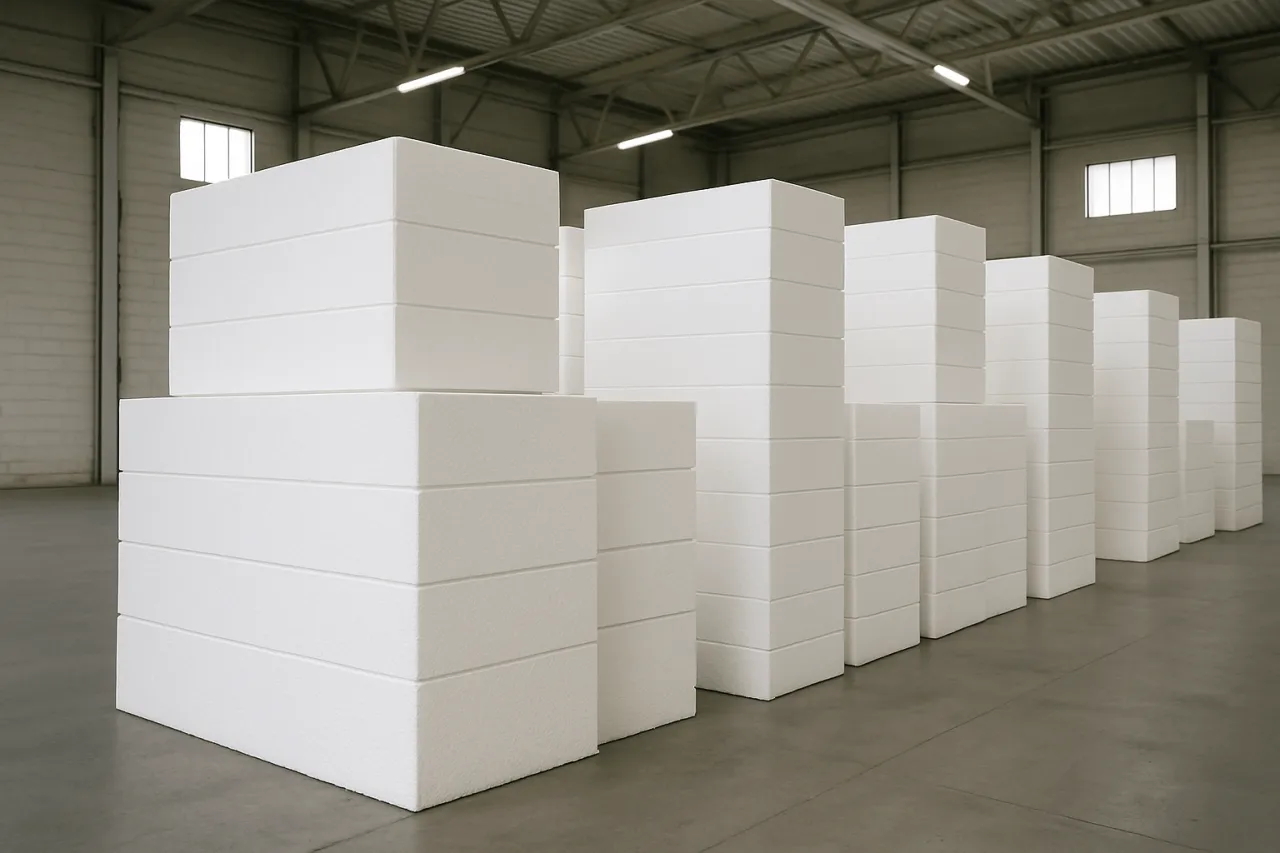 styropian frezowany i gładki por&oacute;wnanie