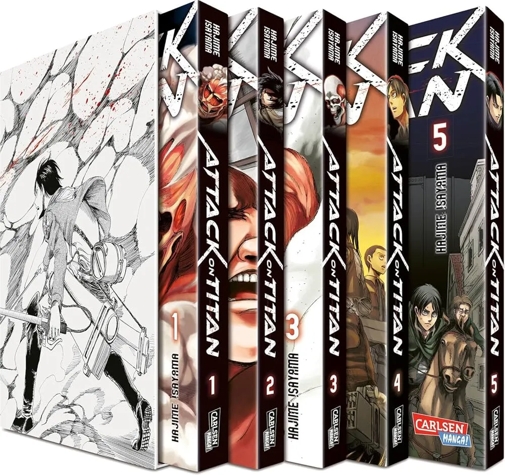 Attack on Titan Manga verschiedene Ausgaben