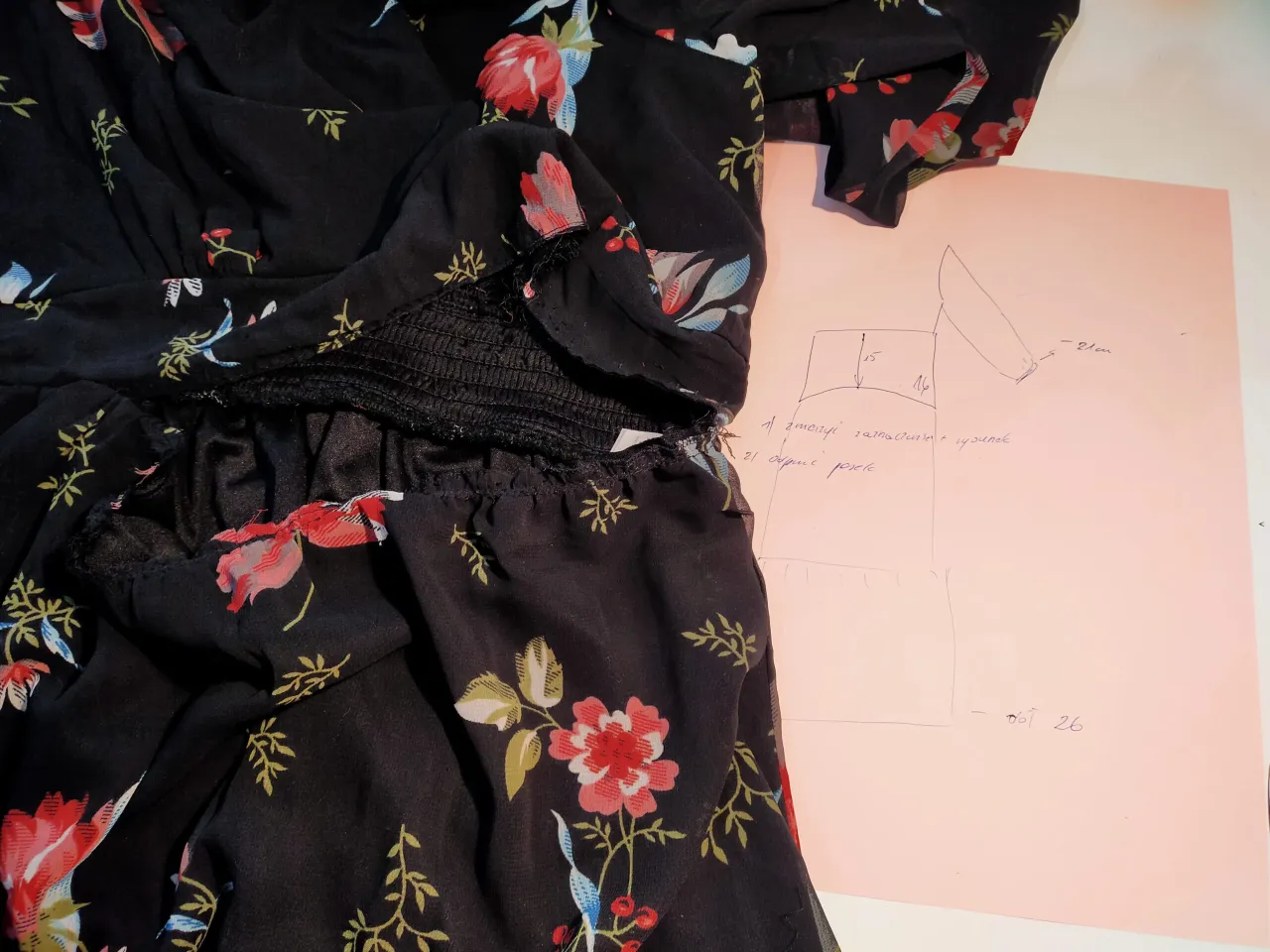 Jak pogłębić zaszewki w sukience