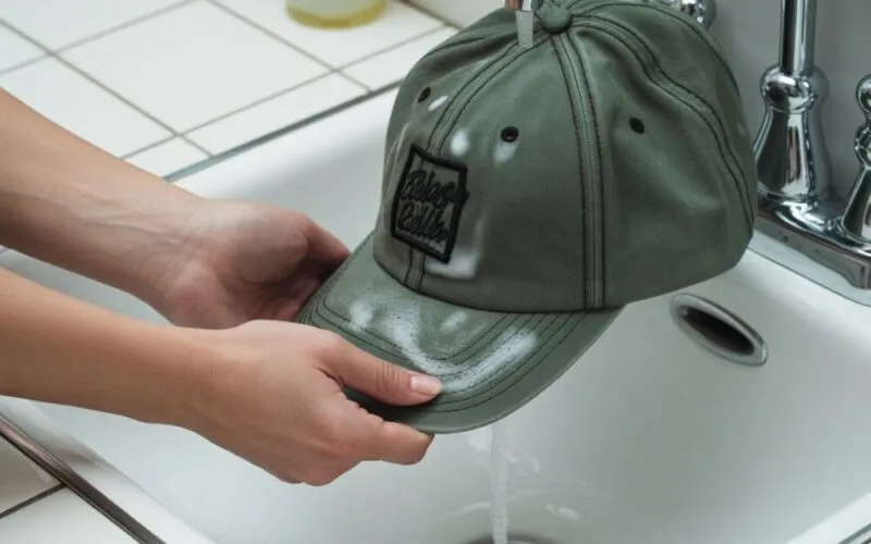 Czapka z daszkiem pranie ręczne